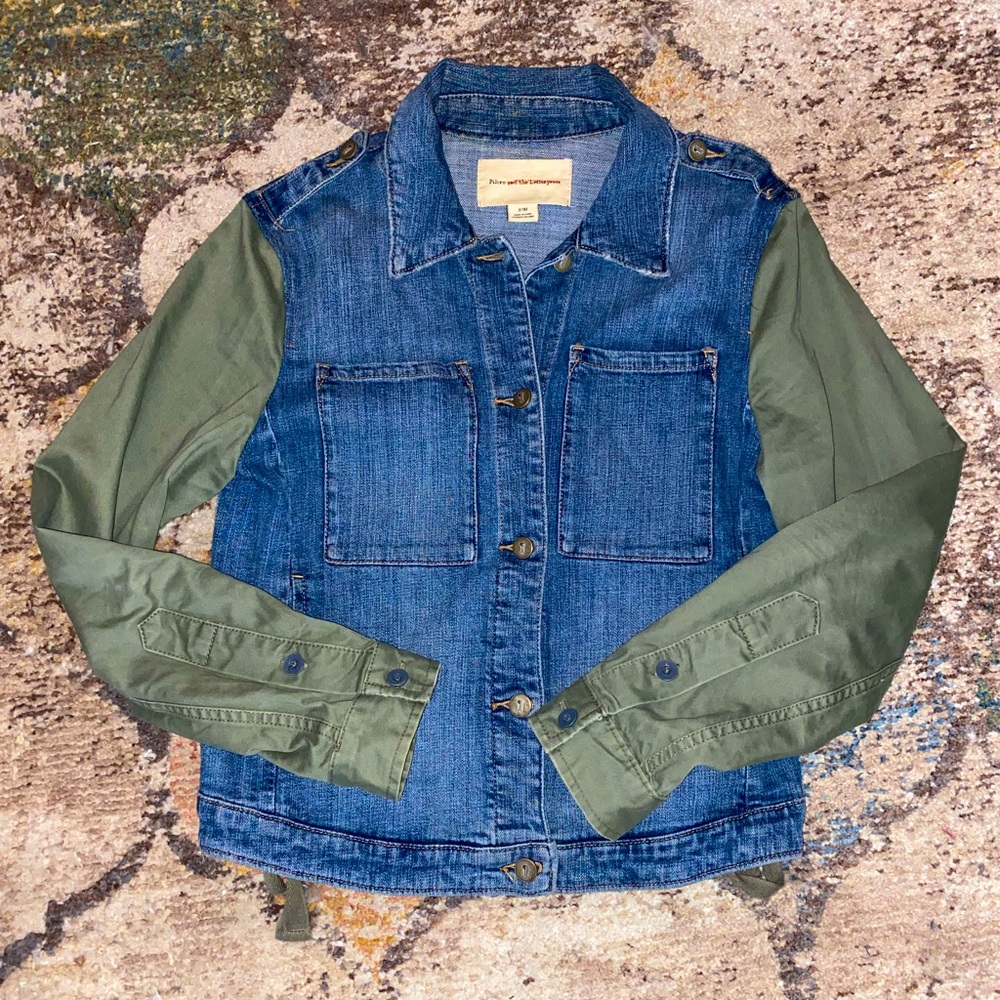 PILCRO and the LETTERPRESS Denim Jacket, Size Medium